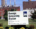 Oswego Power Plant Road Sign