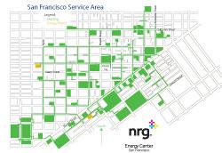 San Francisco district heating and cooling map